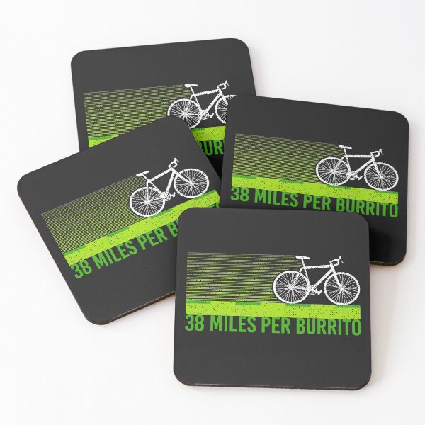 Item preview, CYCLING: 38 Miles Per Burrito designed and sold by Sandra78.