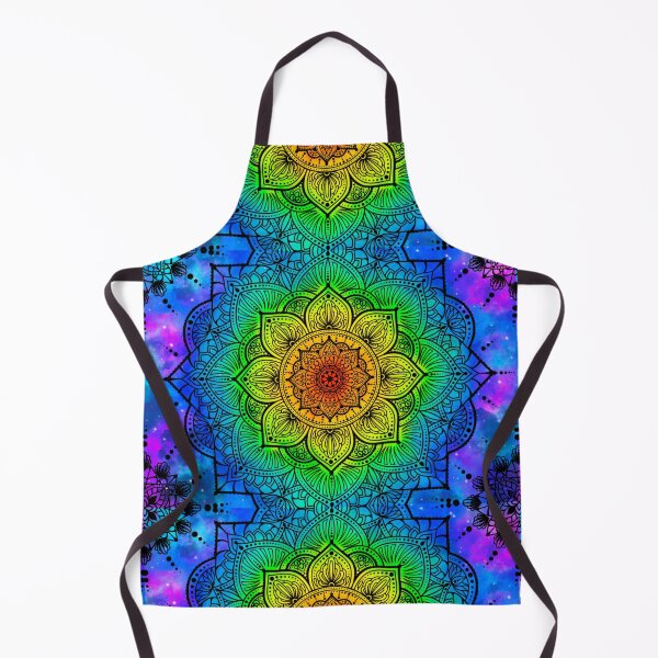 Item preview, Dark Rainbow Mandala, buddhism, lotus, abstract art designed and sold by MayGreenAbgrall.