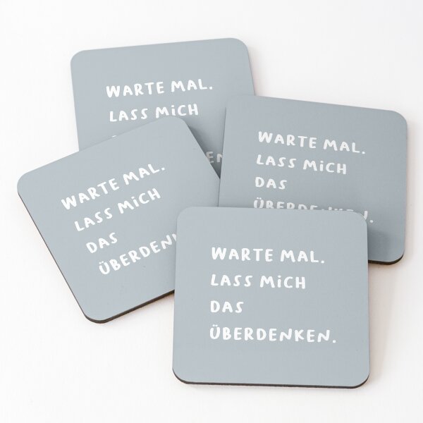 Item preview, Warte mal. Lass mich das überdenken. | Overthinker's Design designed and sold by RM-Journey.