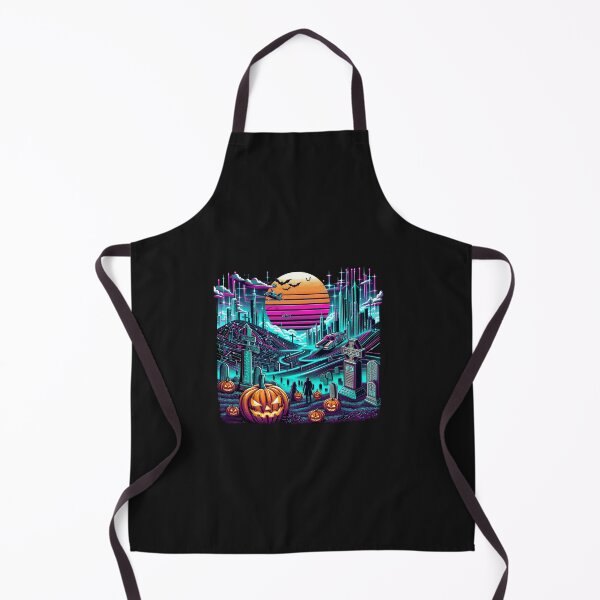Item preview, Neon Nights: Cyberpunk Halloween Pumpkins designed and sold by American Artist Designs.