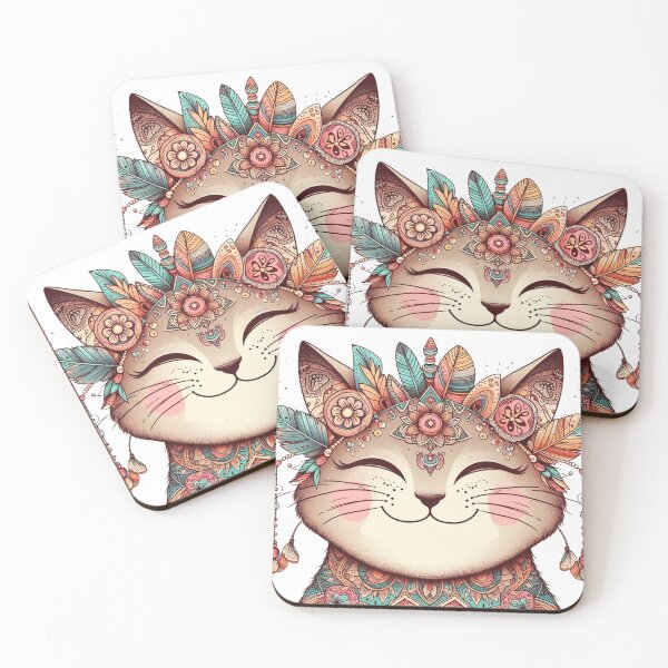 Item preview, Giggle Cat: A Bundle of Joy, Love, and Peace! designed and sold by Furbabies Art.