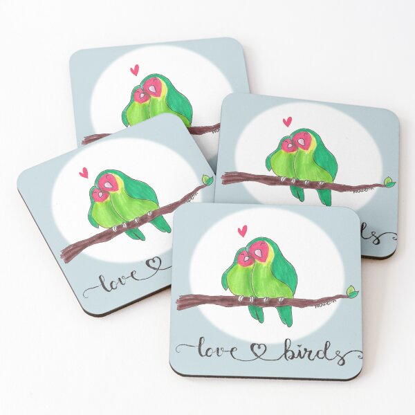 Item preview, Lovebirds on a branch designed and sold by Fradema.