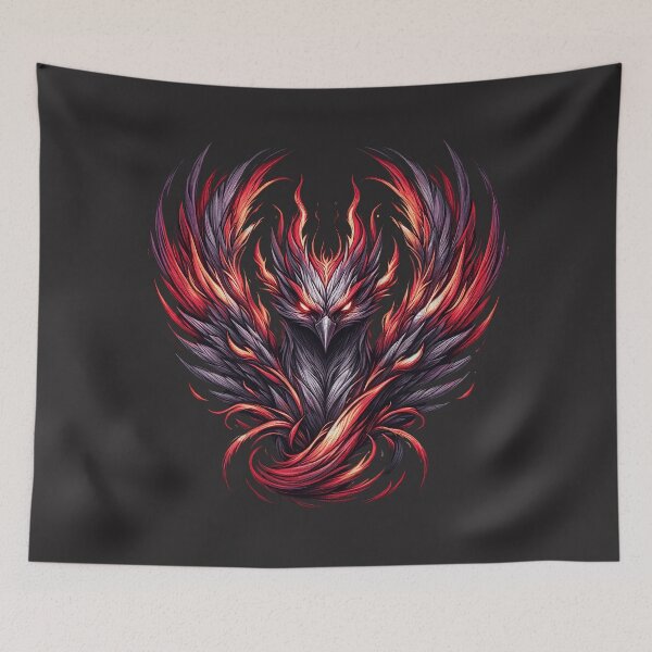 Item preview, Phoenix Rebirth - Majestic Fire Bird Art designed and sold by RuyaFab.