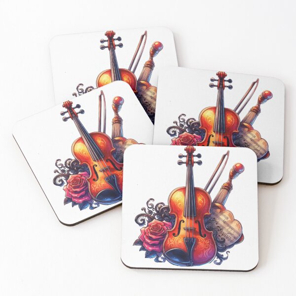 Item preview, Gothic valentines day violin goth Sticker designed and sold by Expressions-Sel.