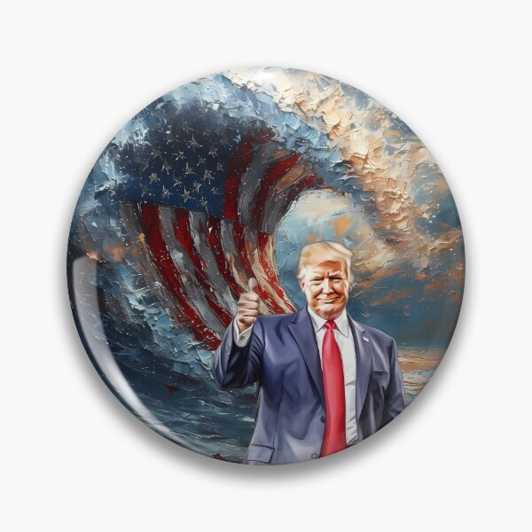 Item preview, American Wave Trump 2024 designed and sold by Rickie Pauley.