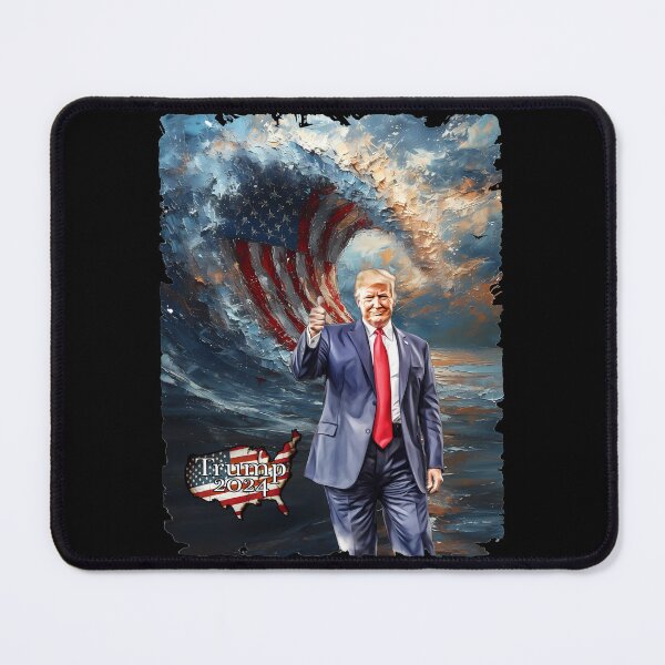 Item preview, American Wave Trump 2024 designed and sold by Rickie Pauley.