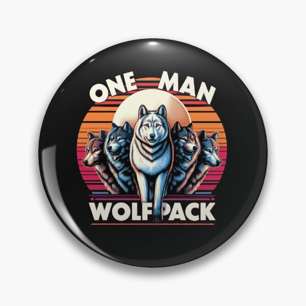 Item preview, One Man Wolfpack: Lone Howl designed and sold by American Artist Designs.