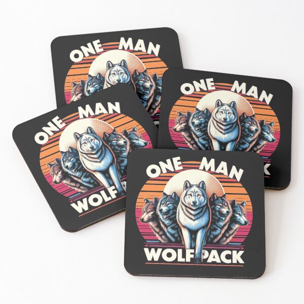 Item preview, One Man Wolfpack: Lone Howl designed and sold by American Artist Designs.