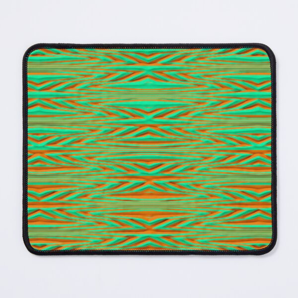 Item preview, 3D Orange and Teal Bendy Stripes designed and sold by TheRulerofEarth.