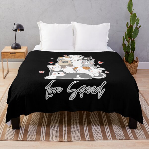 Item preview, Cute Pets with Love Squad Text and Hearts for Valentine's Day 2024 for Dog Lovers, Cat Lovers and Rabbit Lovers for Pet Lovers and Furbaby Lovers designed and sold by SEVENPRINTS.