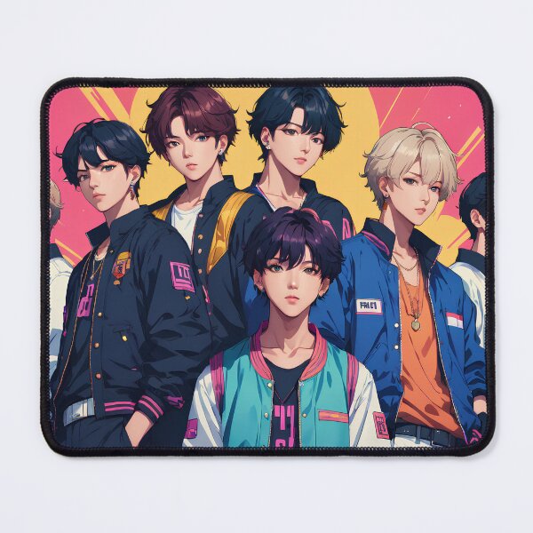 Item preview, K-pop Idol Group anime style designed and sold by Lizcorpstudio.