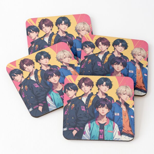 Item preview, K-pop Idol Group anime style designed and sold by Lizcorpstudio.