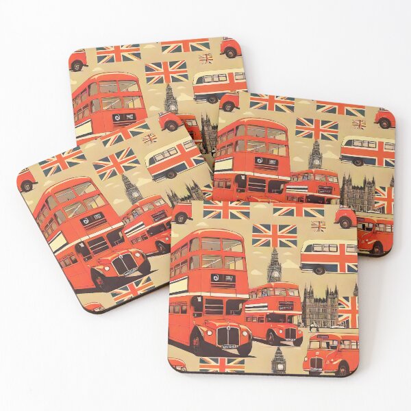 Item preview, Vintage London Bus y Union Jack designed and sold by Frame of Mind .