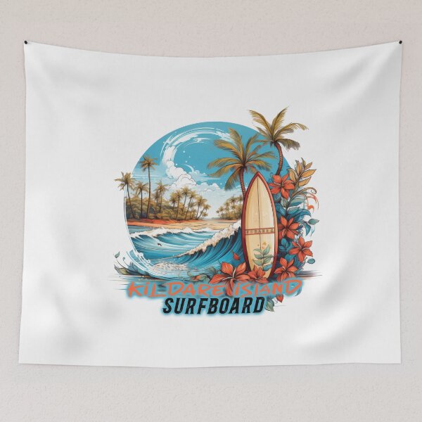 Item preview, kildare Island Surfboard designed and sold by CosmicAnomaly.