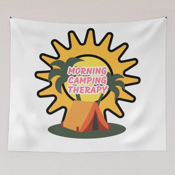 Item preview, Morning Camping Therapy designed and sold by AWADHESH  CHAURASIA.