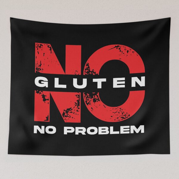 Item preview, "No Gluten No Problem" t shirt design designed and sold by MyGluteesFree77.
