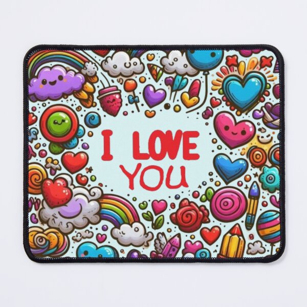 Item preview, Valentine's Day I love You board with sweet valentine elements  designed and sold by JaroDesign2023.