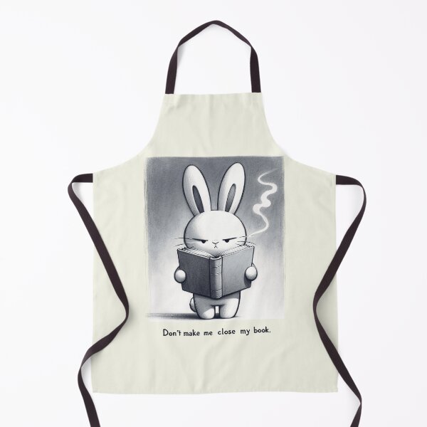 Item preview, Don't Make Me Close My Book - Grumpy Bunny Reading designed and sold by RuyaFab.