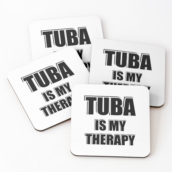 Item preview, Tuba is my therapy - Tuba player designed and sold by Inspirationmotivation.