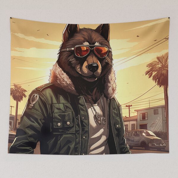 Item preview, Wolf | Hip Hop style designed and sold by ComicsFactory.