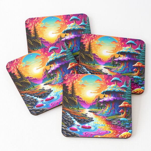 Item preview, Swirly Mushroom River designed and sold by Raging Woody Designs.