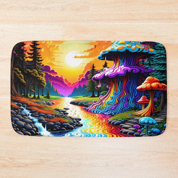 Item preview, Swirly Mushroom River designed and sold by Raging Woody Designs.