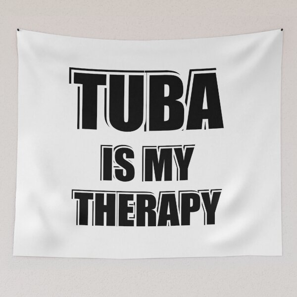 Item preview, Tuba is my therapy - Tuba player designed and sold by Inspirationmotivation.