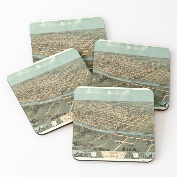 Item preview, Iowa City, Iowa (1868) designed and sold by allhistory.