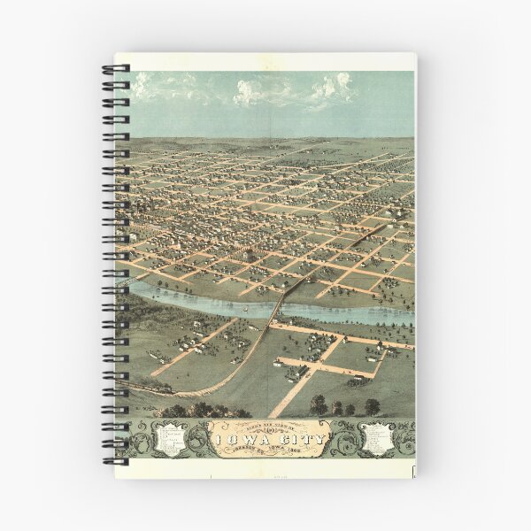 Item preview, Iowa City, Iowa (1868) designed and sold by allhistory.