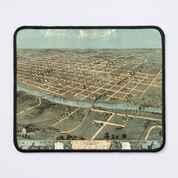 Item preview, Iowa City, Iowa (1868) designed and sold by allhistory.