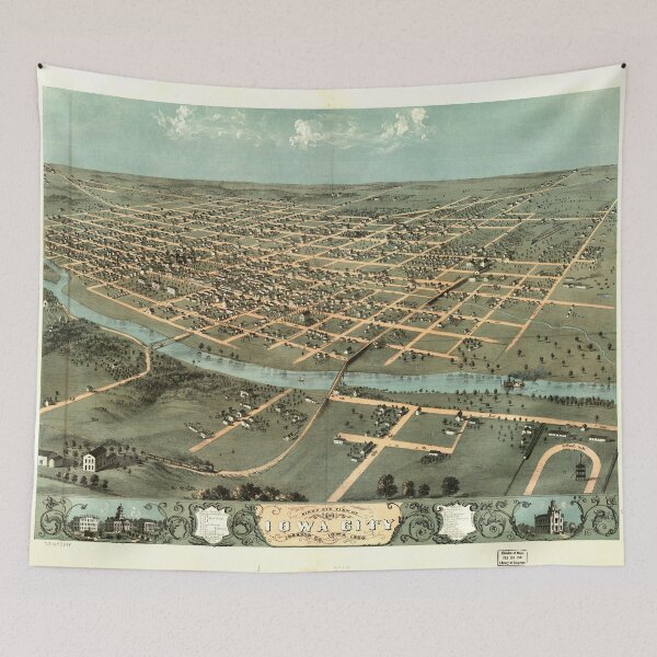 Item preview, Iowa City, Iowa (1868) designed and sold by allhistory.