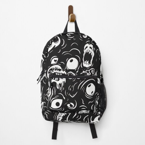 Item preview, Tiled Spooky Faces Pattern designed and sold by dcrc.