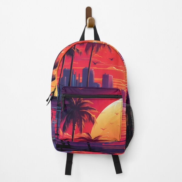 Item preview, Vivid Horizon Symphony: Tropical Synthwave Dreams designed and sold by Mullet Monkey.