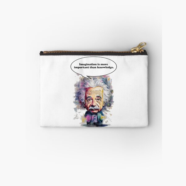 Item preview, Imagination is more important than knowledge Imagination Unleashed: Cartoon Einstein's Wisdom designed and sold by MillennialVibe.