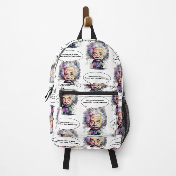 Item preview, Imagination is more important than knowledge Imagination Unleashed: Cartoon Einstein's Wisdom designed and sold by MillennialVibe.