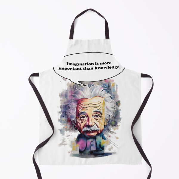 Item preview, Imagination is more important than knowledge Imagination Unleashed: Cartoon Einstein's Wisdom designed and sold by MillennialVibe.