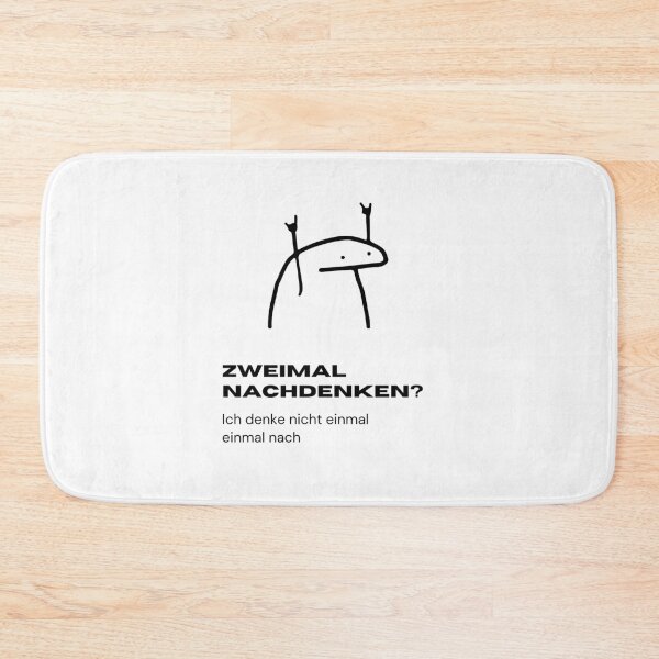 Item preview, Zweimal nachdenken? Ich denke nicht einmal einmal nach  | Spontaneous Decision Maker Design designed and sold by RM-Journey.