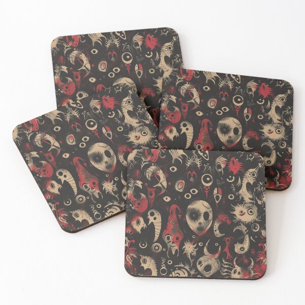 Item preview, Tiled Abstract Spooky Pattern designed and sold by dcrc.