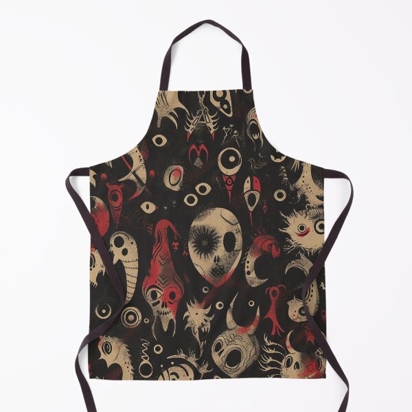 Item preview, Tiled Abstract Spooky Pattern designed and sold by dcrc.