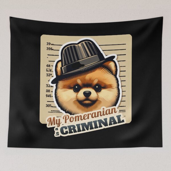 Item preview, Pomeranian Criminal designed and sold by ThisDress.