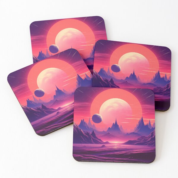 Item preview, Synthwave Outer Space: Ethereal Synthwave Planet designed and sold by Mullet Monkey.
