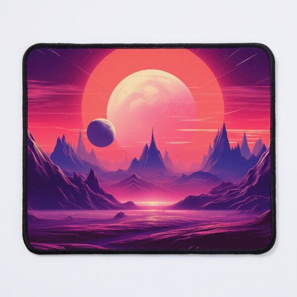 Item preview, Synthwave Outer Space: Ethereal Synthwave Planet designed and sold by Mullet Monkey.