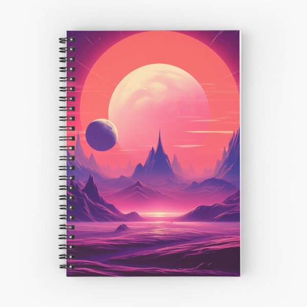 Item preview, Synthwave Outer Space: Ethereal Synthwave Planet designed and sold by Mullet Monkey.