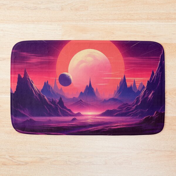 Item preview, Synthwave Outer Space: Ethereal Synthwave Planet designed and sold by Mullet Monkey.