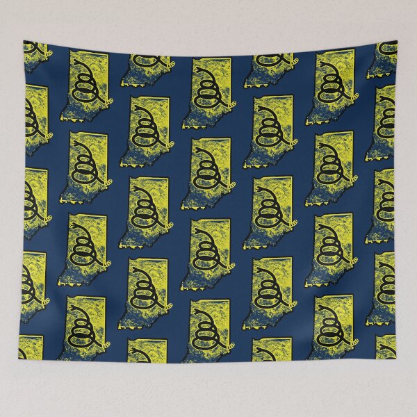 Item preview, DONT TREAD ON ME - Modern Gadsden Snake Flag INDIANA designed and sold by pelagio.