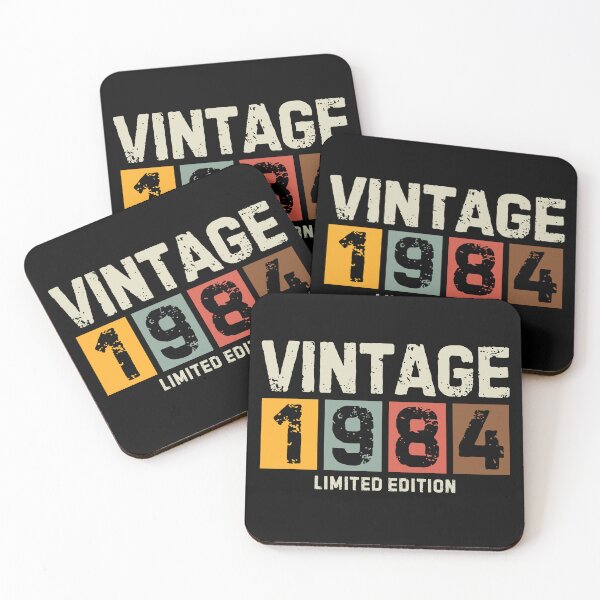 Item preview, VINTAGE 1984 RETRO FUNNY COLORFUL DISTRESSED BIRTHDAY GIFT designed and sold by Kipcio.