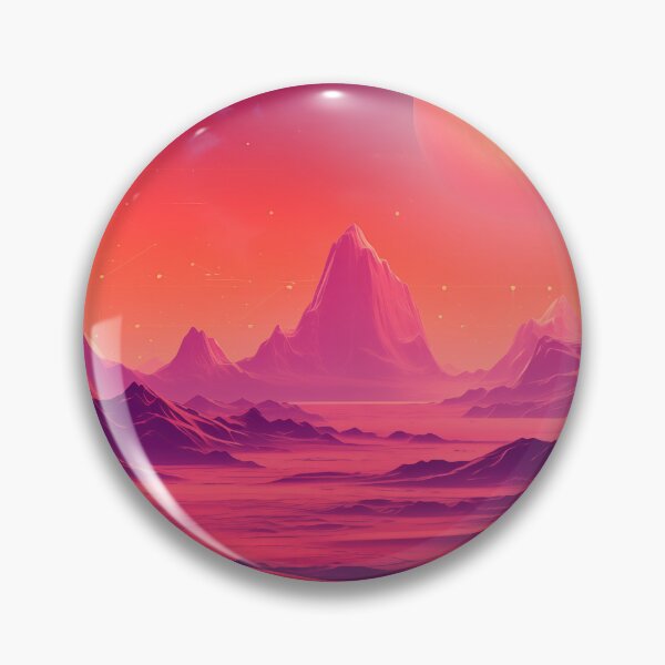 Item preview, Retrowave Outer Space: Ethereal Retrowave Planet designed and sold by Mullet Monkey.