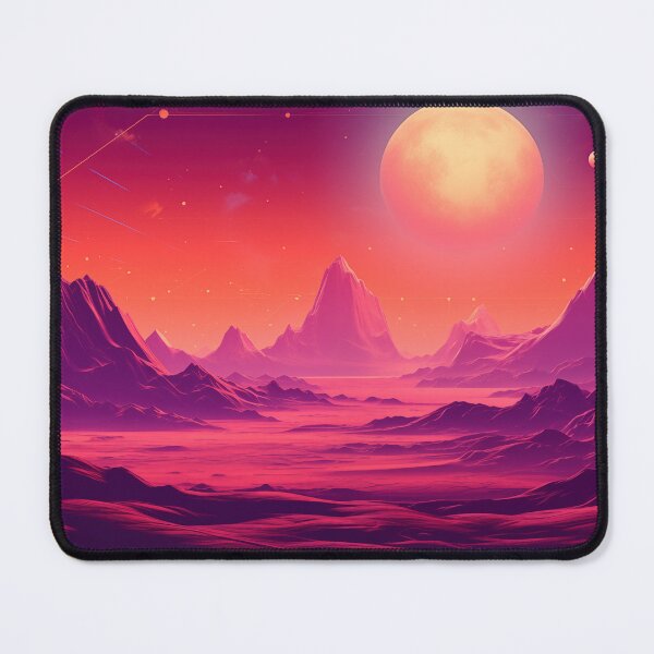 Item preview, Retrowave Outer Space: Ethereal Retrowave Planet designed and sold by Mullet Monkey.