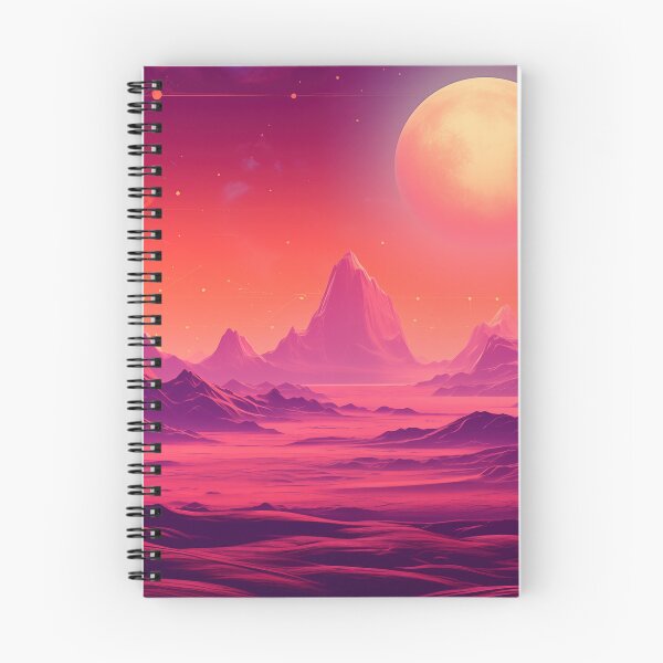 Item preview, Retrowave Outer Space: Ethereal Retrowave Planet designed and sold by Mullet Monkey.