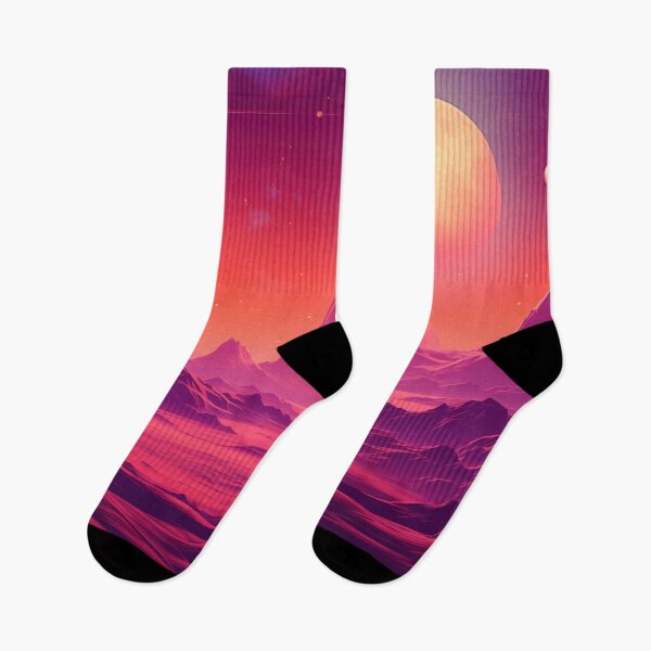 Item preview, Retrowave Outer Space: Ethereal Retrowave Planet designed and sold by Mullet Monkey.